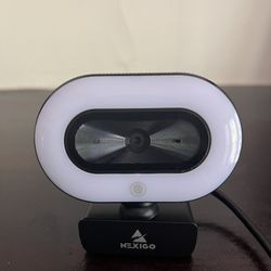 Nexigo USB 1080P Webcam with Ring Light