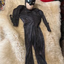 kids batman costume with candy carrying case