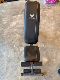 Marcy incline black workout bench, used