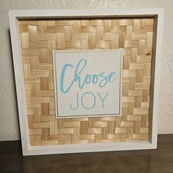 Choose Joy Plaque Sign