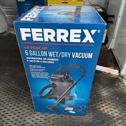 FERREX 6 Gallon vacuum