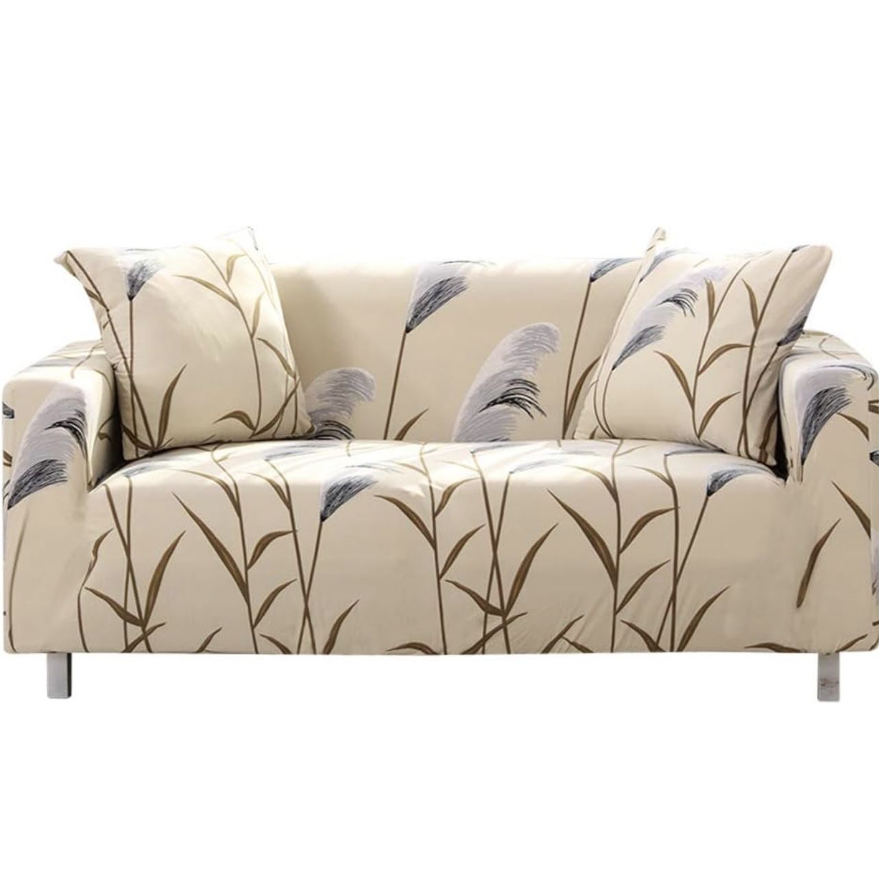 Sofa, Couch With Printed Cover