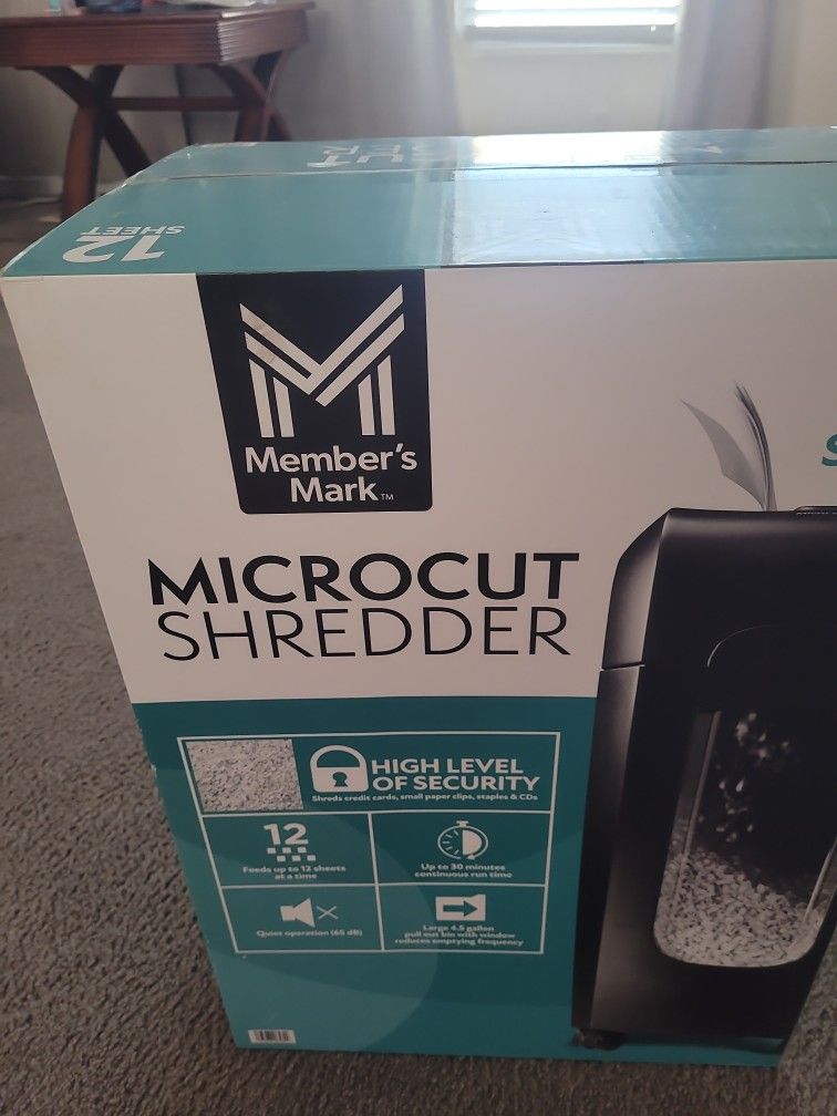 12 Sheet Microcut Shredder