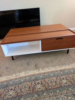 Modern Coffee Table with Lift Top and Storage
