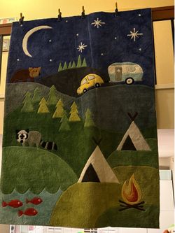 Nursery/ kids rug 5x7’