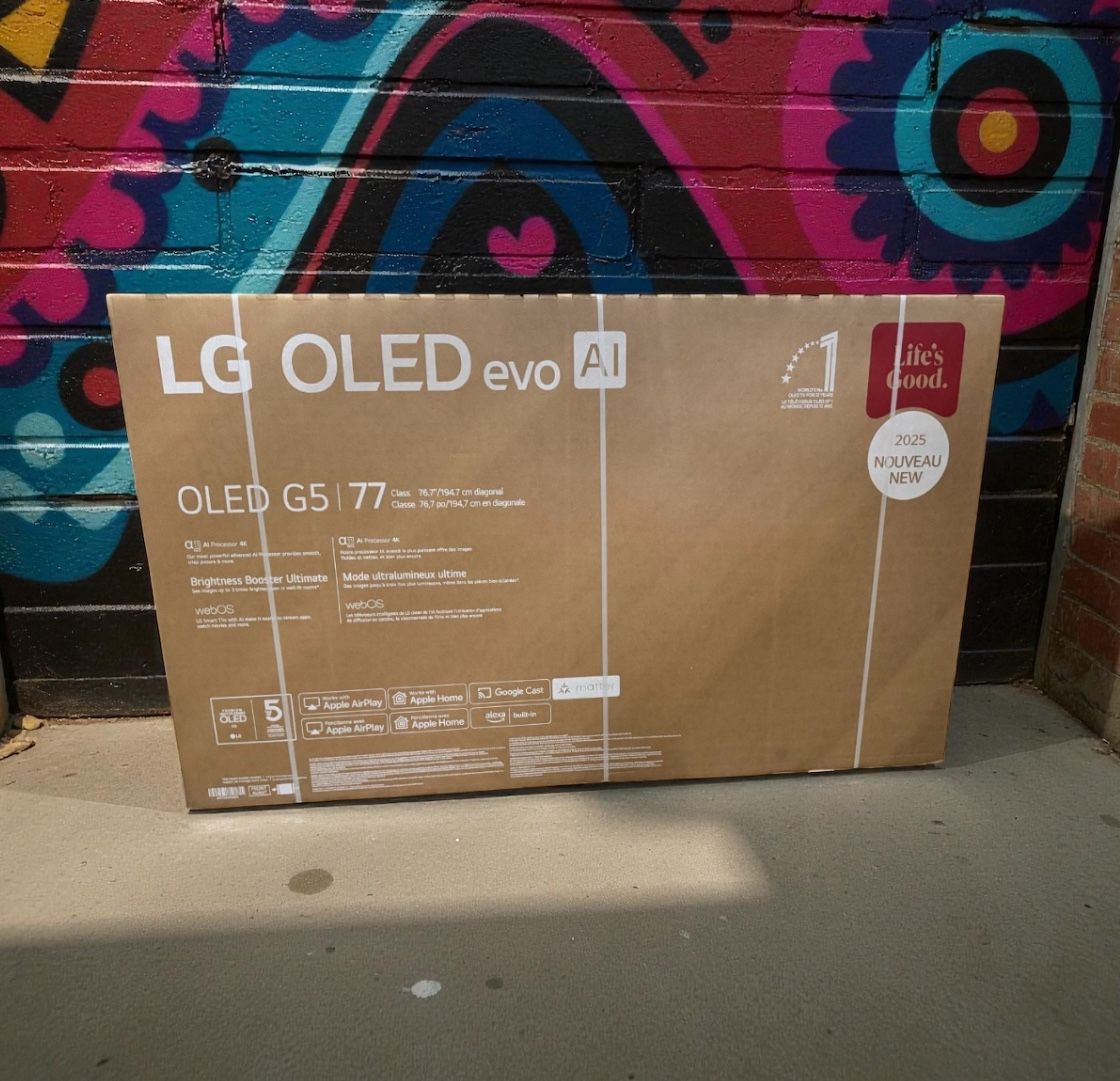 77 “ LG Smart 4K EVO OPED HDR 165HZ 77G5 G5 Tv