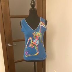 Just Cavalli x Roberto Cavalli NWT Fitted Graphic Tank Top 