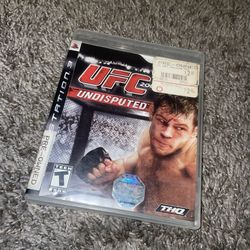 UFC Undisputed 2009 (Sony PlayStation 3, 2009) PS3 Video Game Complete w/Manual