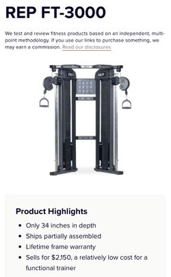 REP Fitness FT -3000 Functional Trainer