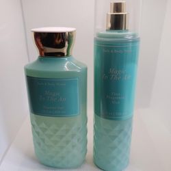 Bath and Body Works "Magic in the Air" 10 fl.oz. Shower Gel and 8 fl.oz. Fine Fragrance Mist 