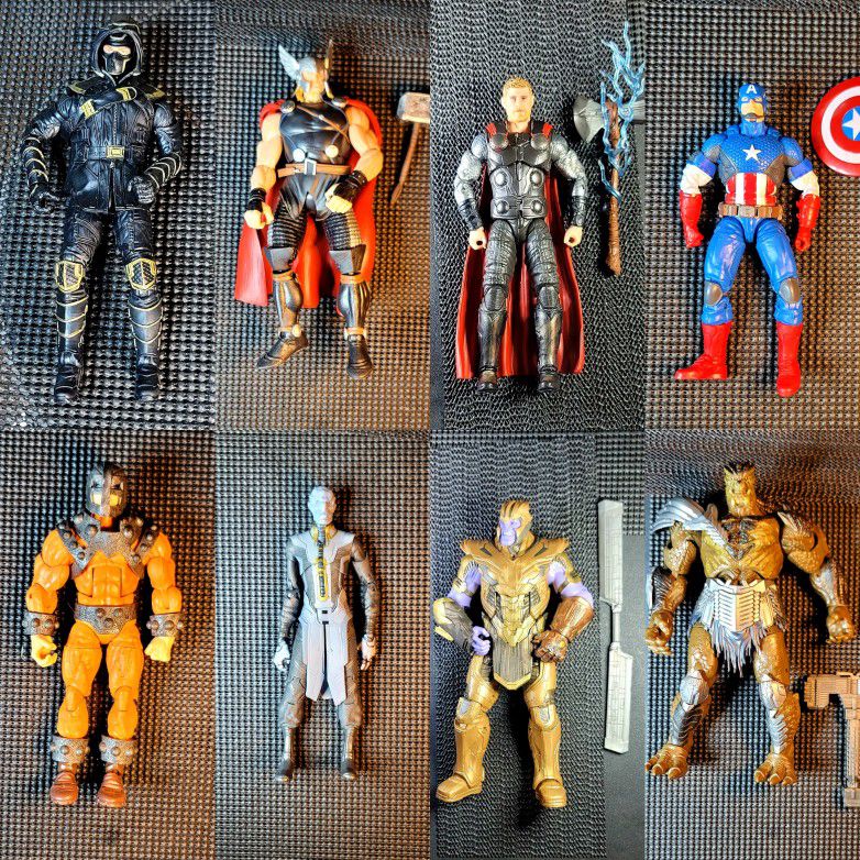 Marvel Legends Loose Figures Captain America Thor Avengers 