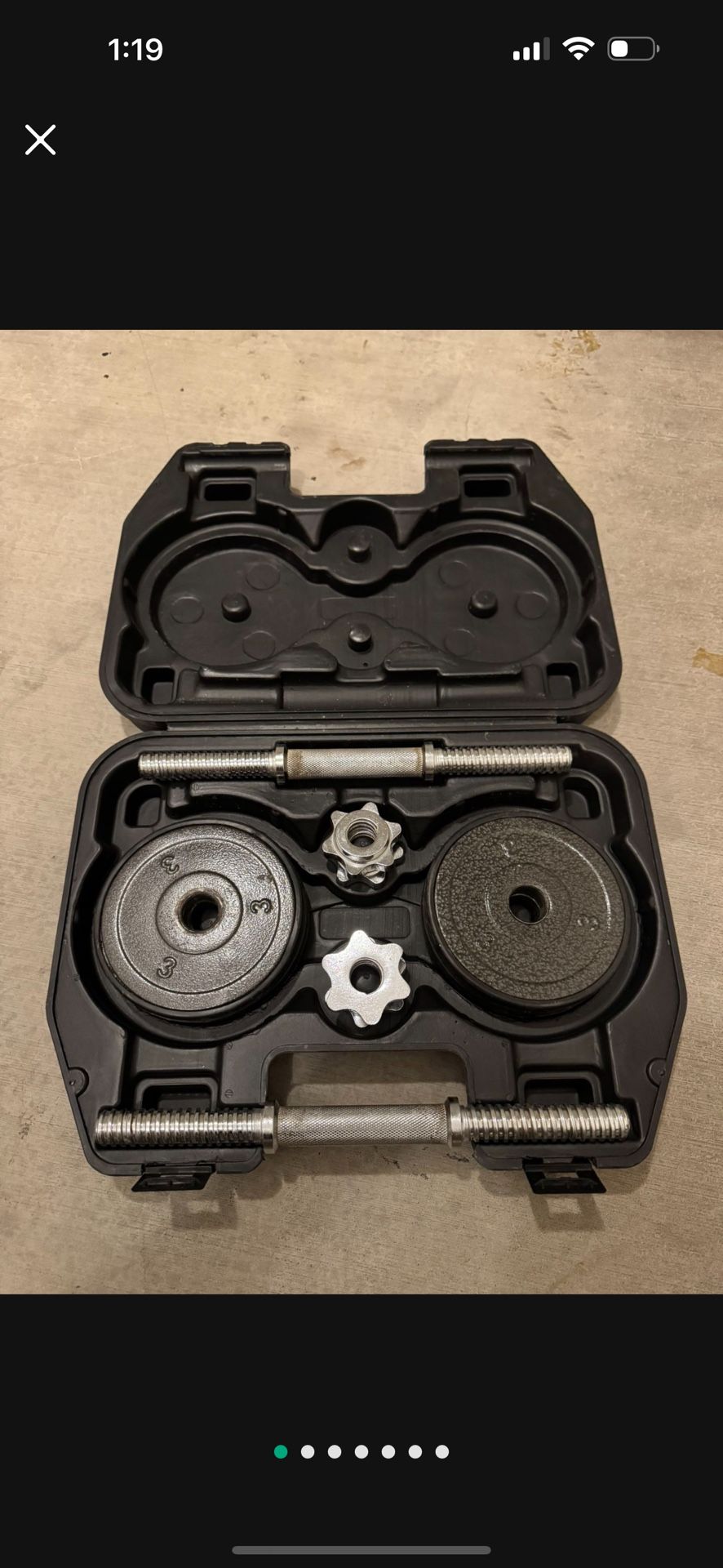 Portable Dumbbell Set