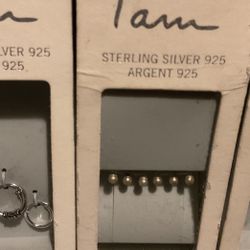 Sterling Silver Earrings,by I Am
