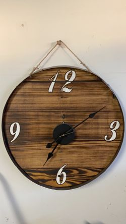Farmhouse clock handmade new!