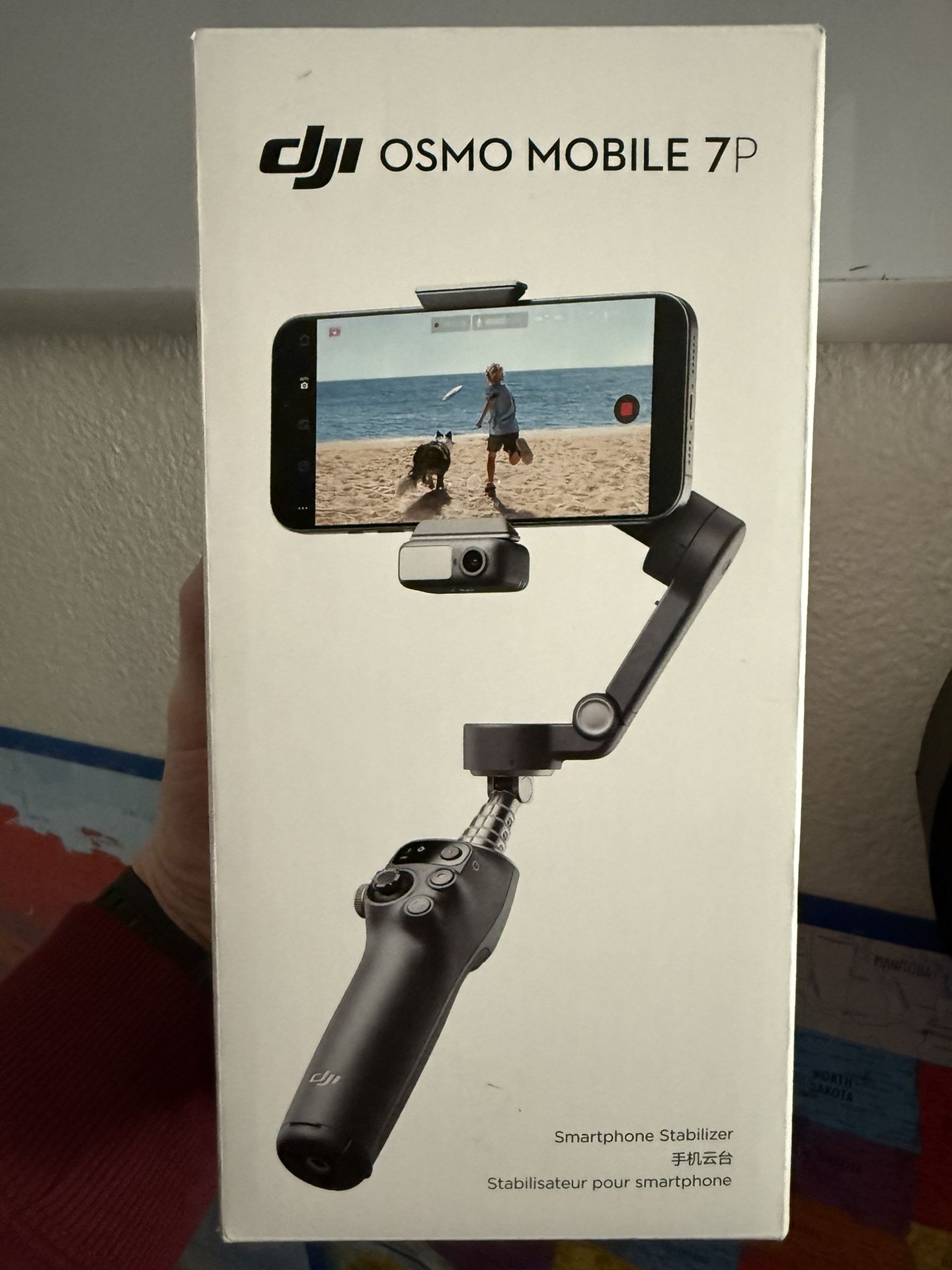 DJI Osmo Mobile 7P Gimbal Stabilizer for iPhone, Android, Native Tracking, Lighting, 3-Axis Phone Gimbal, Tripod, 10hrs Use, Phone Charging