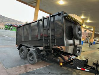 Heavy duty dump trailer