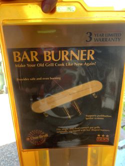 Stainless steel gas bbq burner