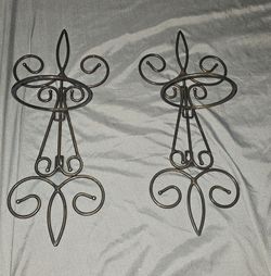 Princess House Meridian Heritage Butterfly Wall Sconces Candle Holder