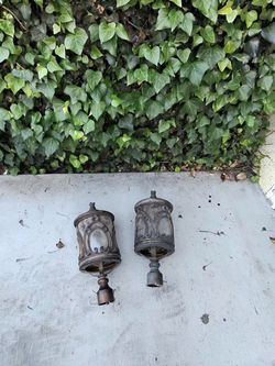 Vintage Outdoor Wall Lantern Sconces – Set of 2