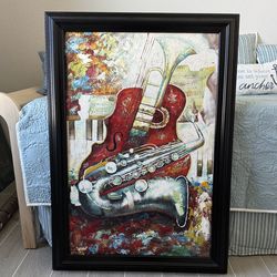 Beautiful Art - Frame of Musical Instruments