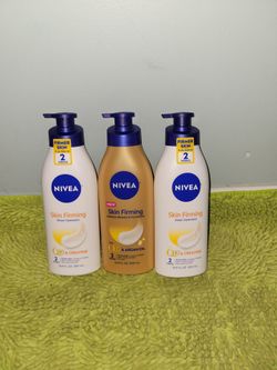 3 Nivea Skin Firming 48hr Moisture Lotion 16.9oz