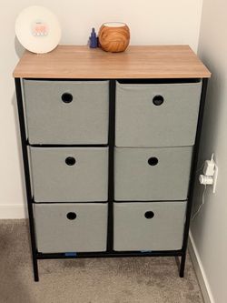 6-Drawer Fabric Storage Dresser