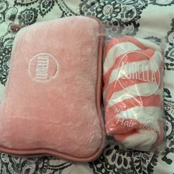 Soft Travel Blanket And Towel Hair Wrap