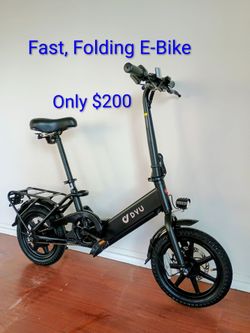 DYU C3 Folding Electric Bike E-Bike 20 Mph Fast