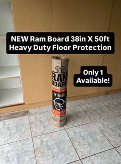 Brand New Ram Board 38in X 50ft Heavy Duty Temporary Floor Protection Board (1 Available)