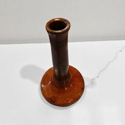California Redwood Burl Wooden Vase 