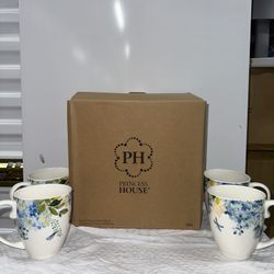 Princess House ( tazas para cafe floreadas)