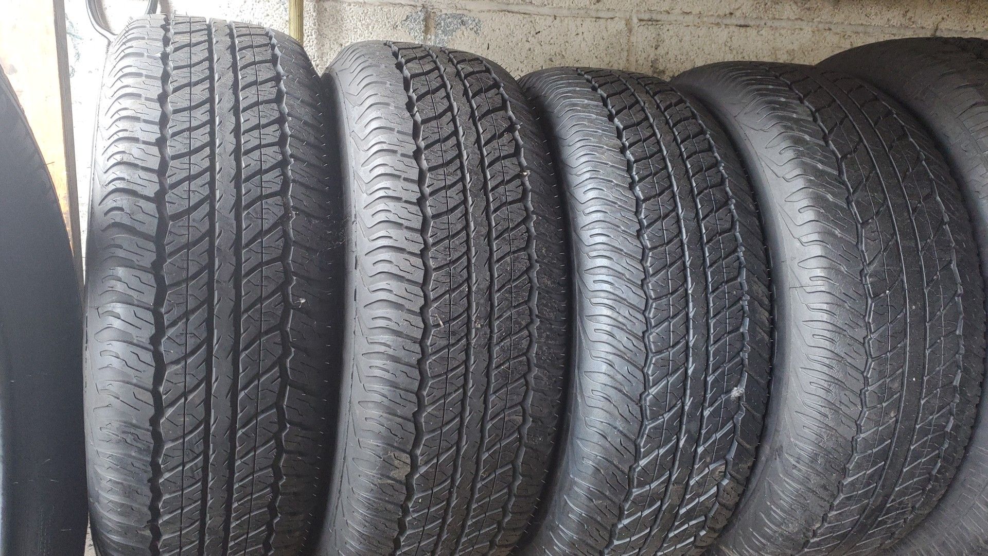 Four good set of tires for sale 265/65/17
