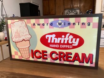 Thrifty Ice Cream sign