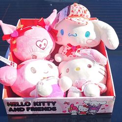Hello Kitty Valentines Plushies