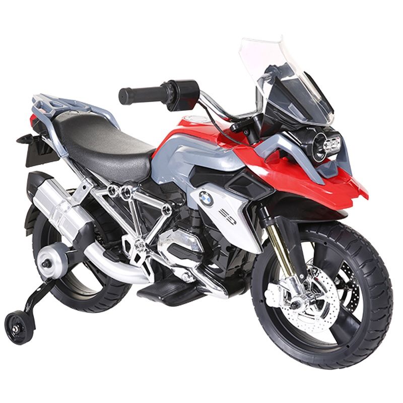 Red BMW R1200 GS 6v Kids Ride On Toy Mini Bike Motorcycle Battery Power Wheels Brand New