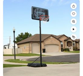 Canasta Lifetime Aro de Baloncesto Portátil de 44 Pulgadas con Ajuste Telescópico y Aro Clásico - Mode...