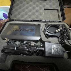 Shure wireless Mic/ guitar line