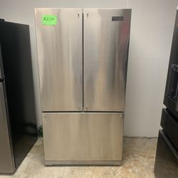 Viking 3 Door Refrigerator Stainless Steel 