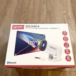 NEW📸GPX BEAM+ PROJECTOR & SCREEN KIT (C(contact info removed)0)