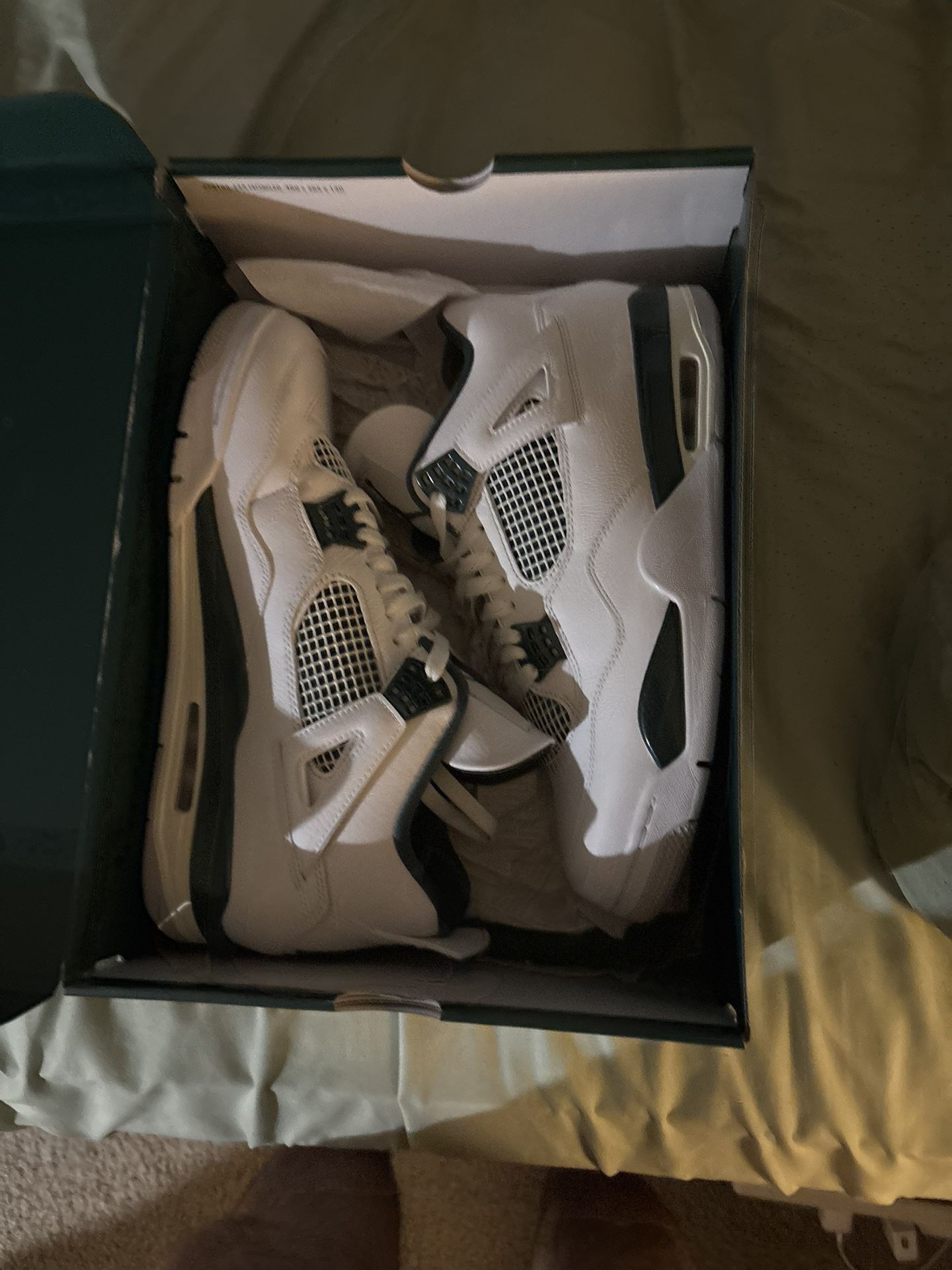 11.5 Oxidized Green Jordan 4s
