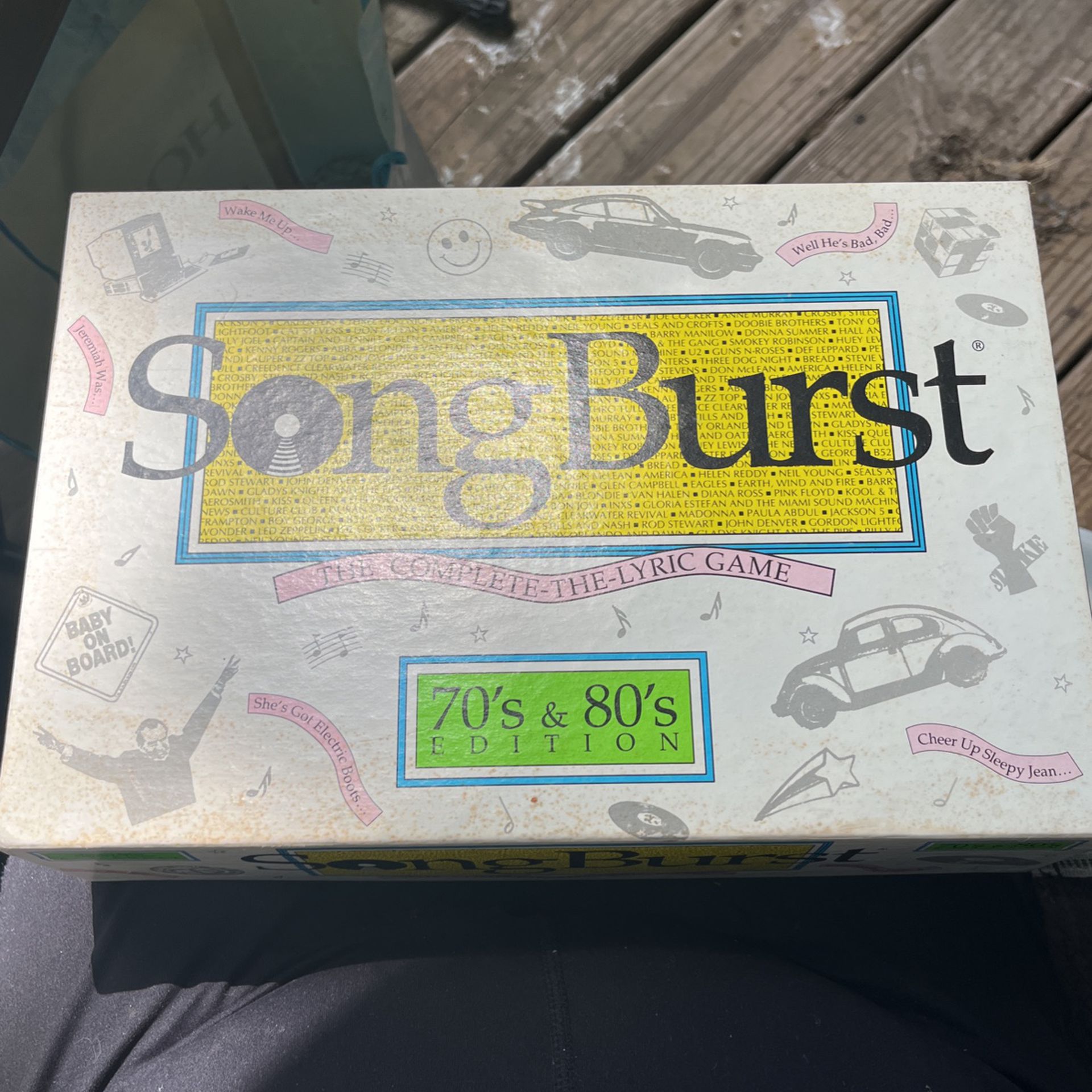 Song Burst Game From The 70-80