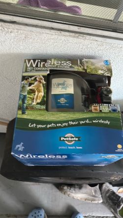 Wireless PET containment system PET safe