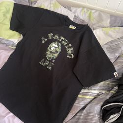 black bape shirt
