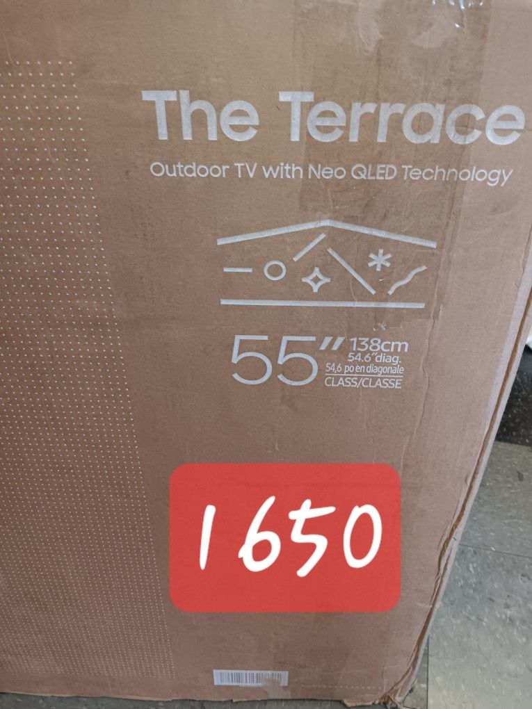 SAMSUNG 55"INCH QLED 4K THE TERRANCE OUTDOOR TV LST7D
