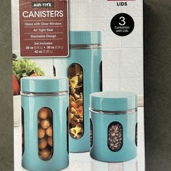 3 air tight containers 