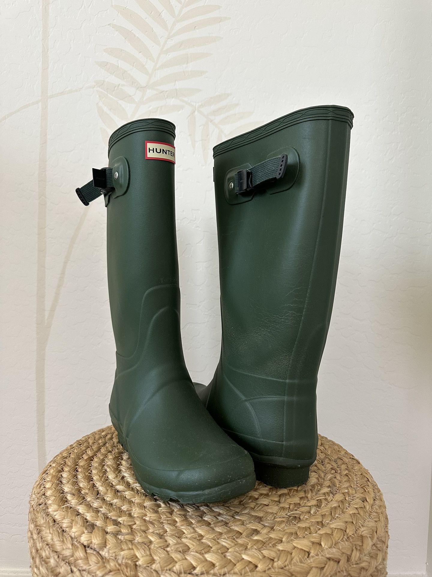 Hunter Boots Tall Green Size 7 