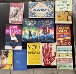 12 Books for Sale