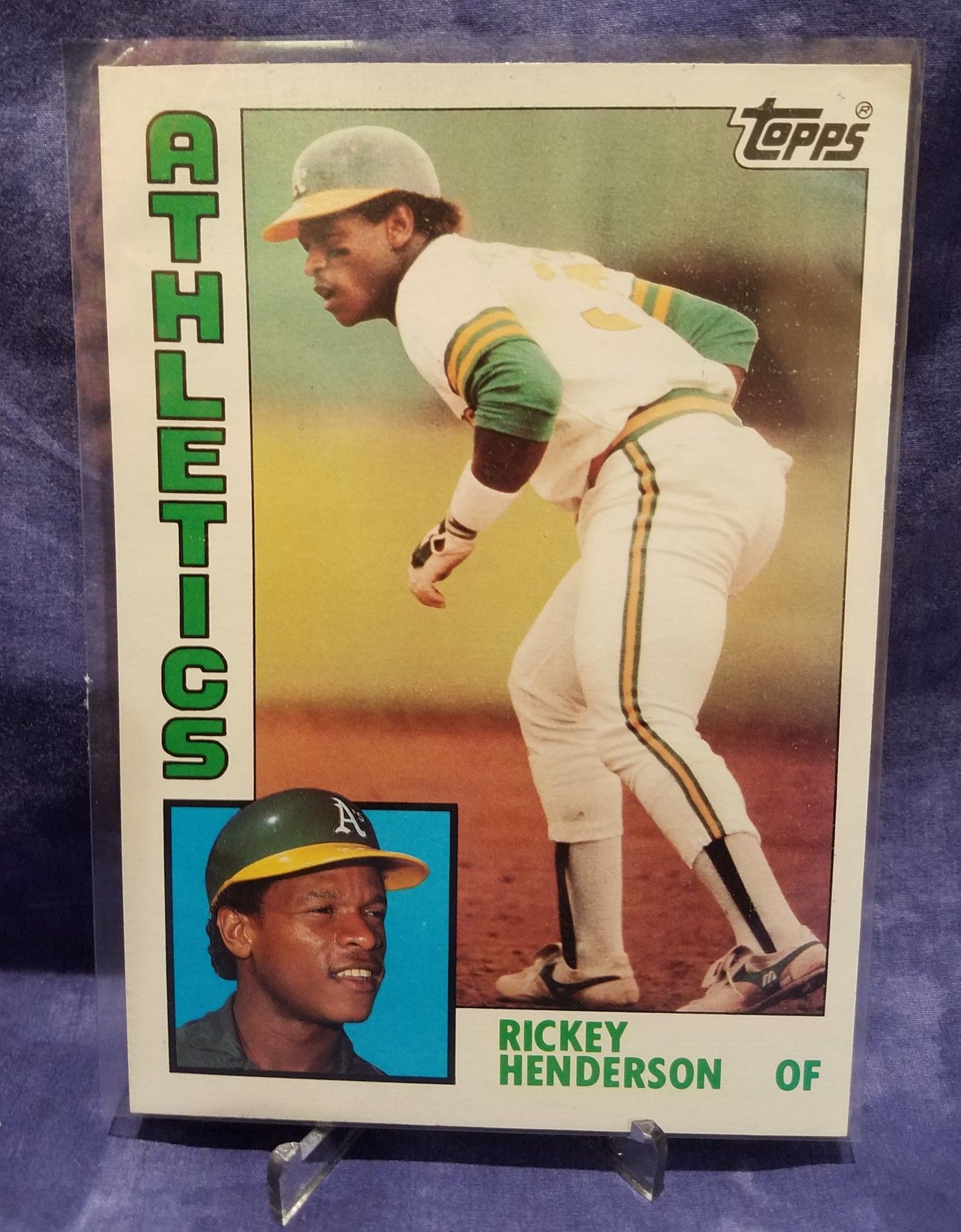 1984 Topps Super Rickey Henderson #19 Baseball Card