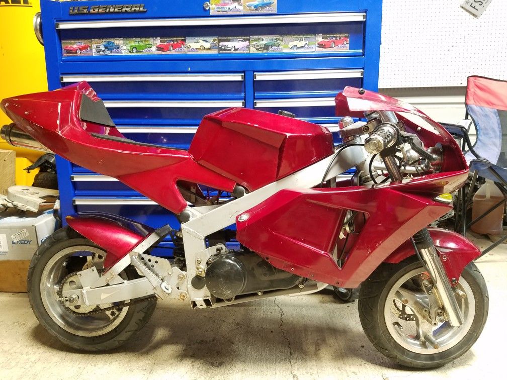 X1 Pocket Bike 50cc 2-Stroke Mini Motorcycle for Sale in Forney, TX