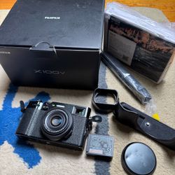 Fujifilm X100V 26.1MP Digital Camera Black w/ Accessories